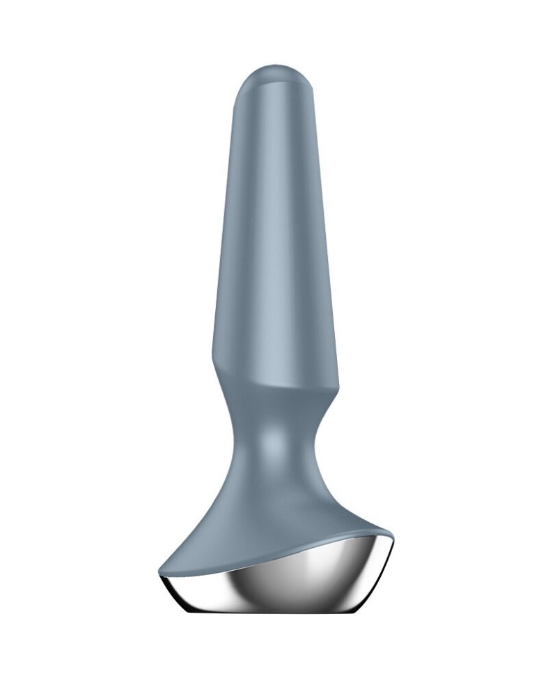 Анальна смарт-вібропробка Satisfyer Plug-ilicious 2 Ice Blue - зображення 1