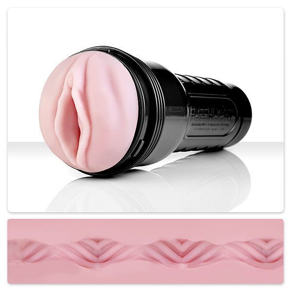 Мастурбатор-вагіна Fleshlight Pink Lady Vortex, ніжний реалістичний рельєф - зображення 1