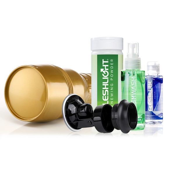 Мастурбатор Fleshlight STU Value Pack: присоска, змазка, очищувальний та відновлювальний засіб - зображення 1