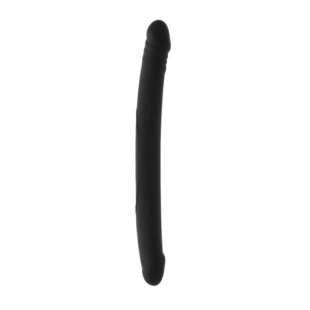 Фалоімітатор двосторонній Dorcel Real Double Do Black, діаметр 4 см, довжина 42 см - зображення 1