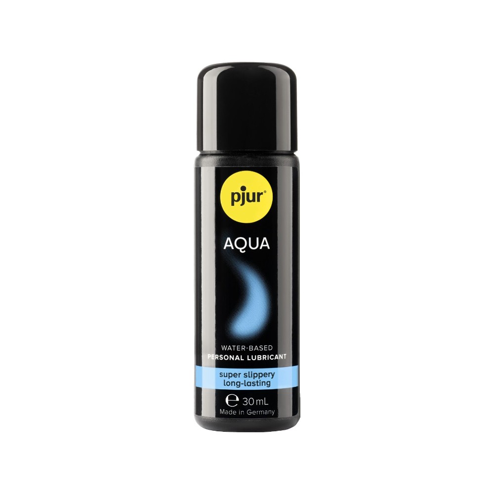 Лубрикант на водній основі pjur Aqua 30 мл, ефект оксамитової шкіри без прилипання - зображення 1