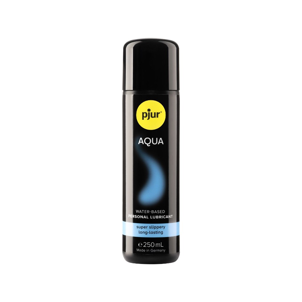 Лубрикант на водній основі pjur Aqua 250 мл, ефект оксамитової шкіри без прилипання - зображення 1