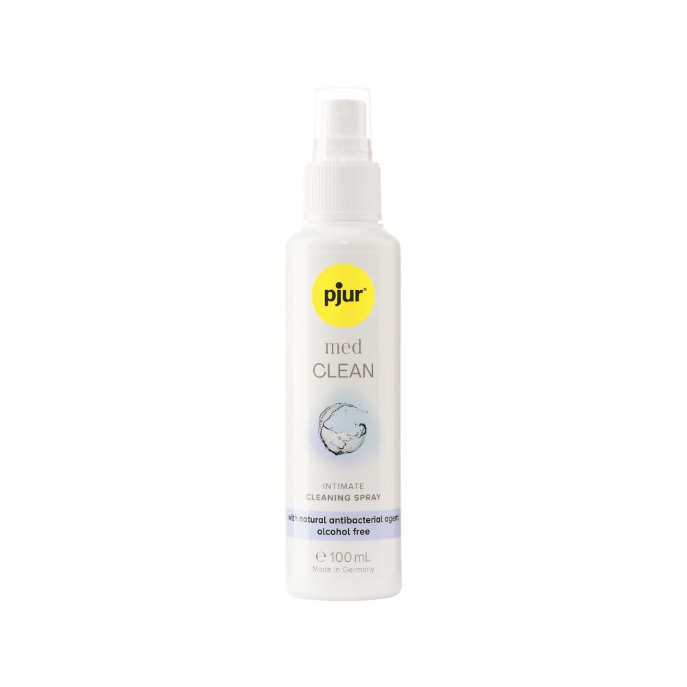 Очищувальний спрей pjur med Clean Spray 100 мл, для ніжної шкіри та іграшок, антибактеріальний - зображення 1
