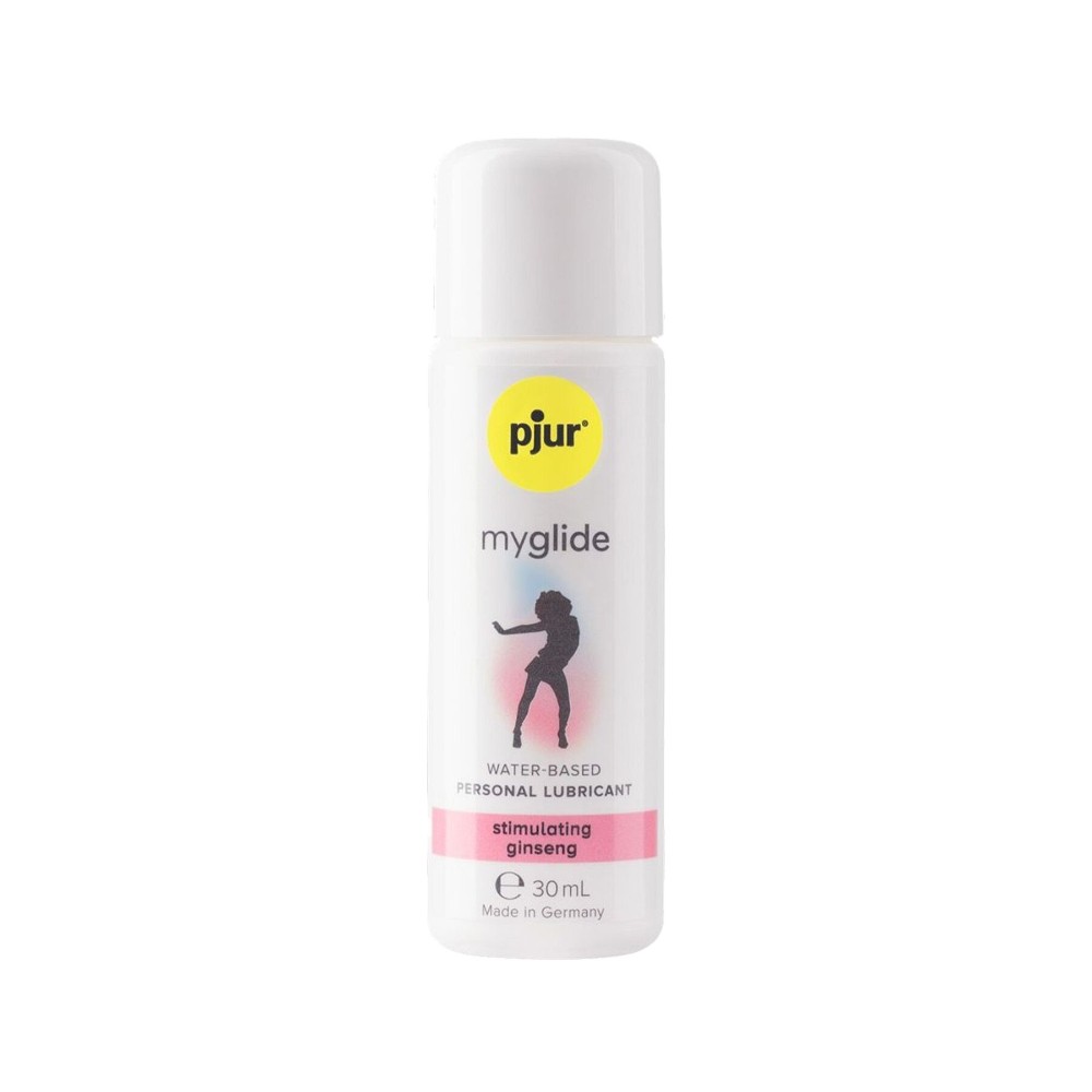Збуджувальний лубикант на водній основі pjur myglide 30 мл, із женьшенем, тепло+поколювання - зображення 1