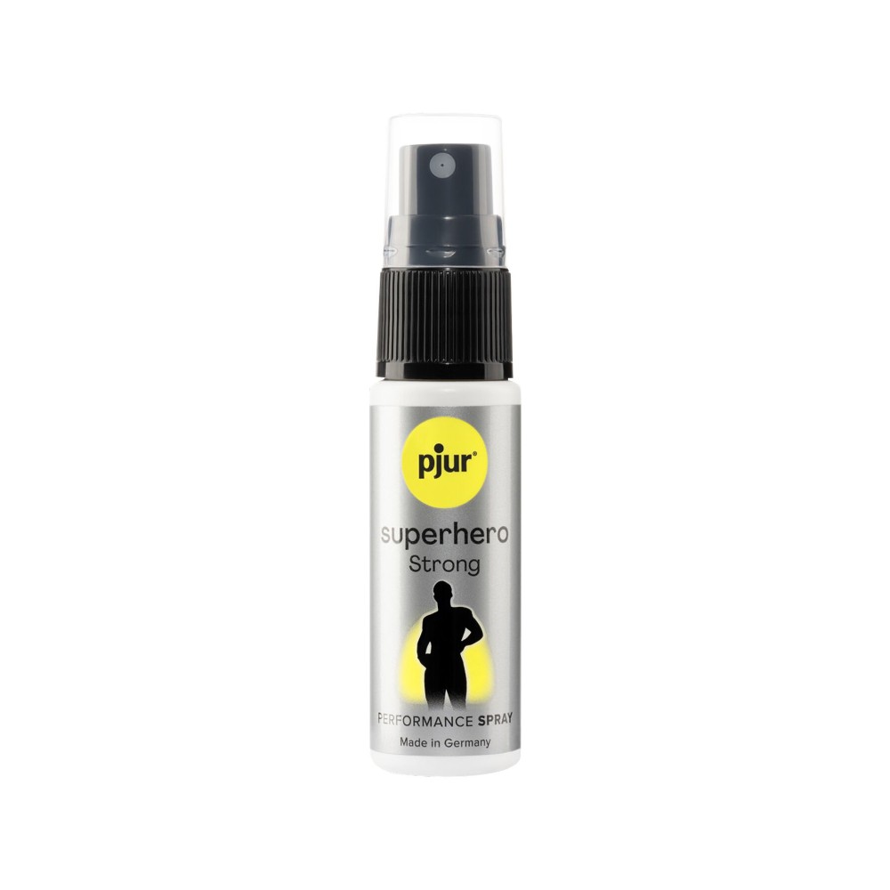 Спрей-пролонгатор pjur Superhero Strong Spray 20 ml, з екстрактом імбиру, без анестетиків - зображення 1