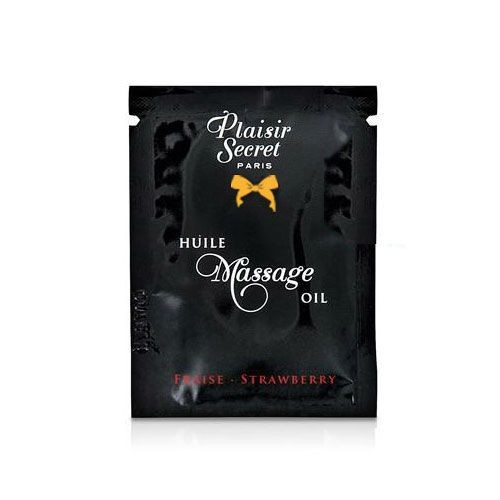 Пробник масажної олії Plaisirs Secrets Strawberry (3 мл) - зображення 1