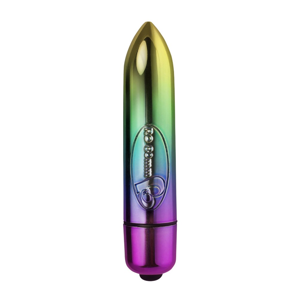 Віброкуля Rocks Off Coloured 7 Speed ​​RO-80mm Rainbow - зображення 1