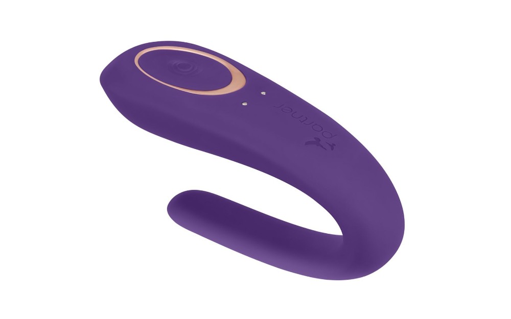 Вібратор для пар Satisfyer Double Classic Violet з одним моторчиком - зображення 1