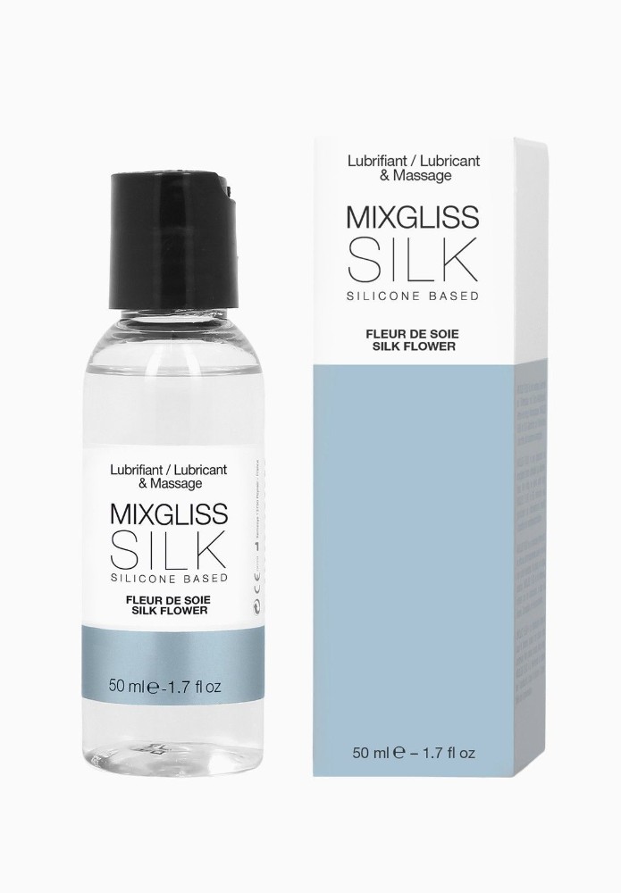 Лубрикант на силіконовій основі MixGliss SILK - FLEUR DE SOIE (50 мл) з квітковим ароматом - зображення 1