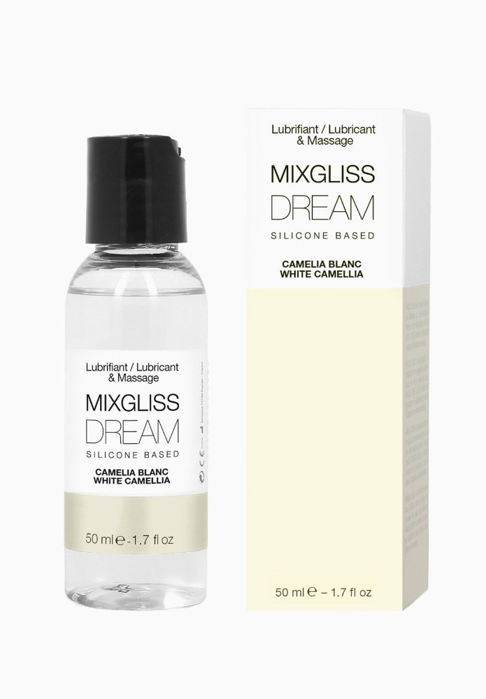 Лубрикант на силіконовій основі MixGliss DREAM - CAMELIA BLANC (50 мл) з ароматом білої камелії - зображення 1