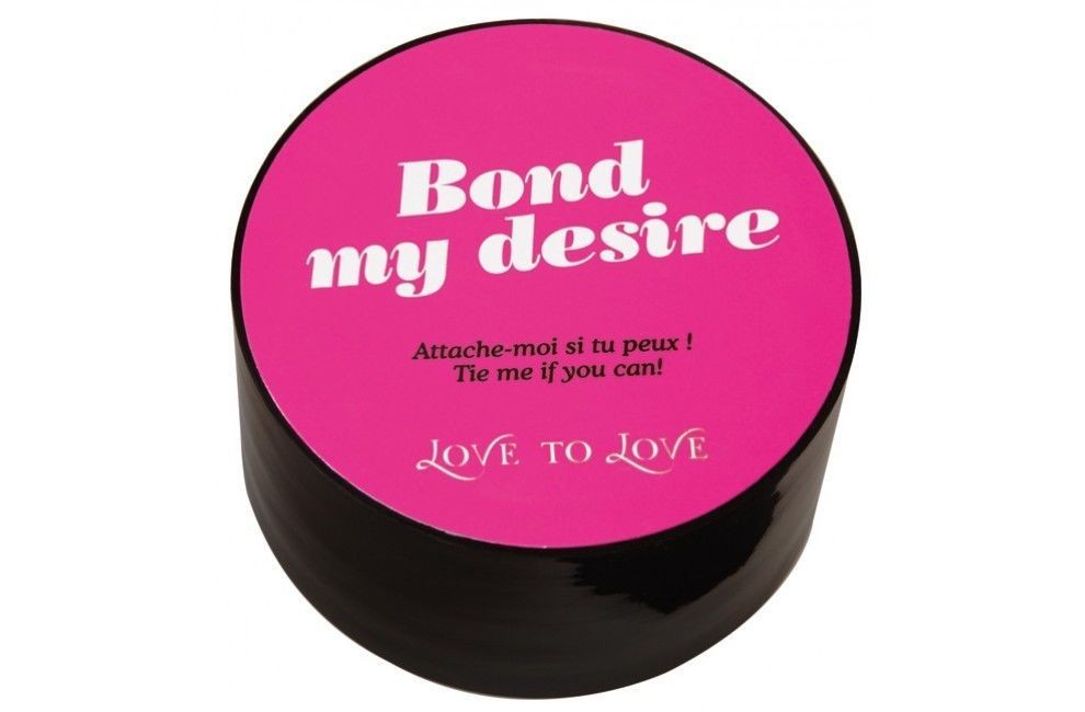 Скотч для бондажа Love To Love BOND MY DESIRE (15м) Чорний, не липне до шкіри і волосків - зображення 1