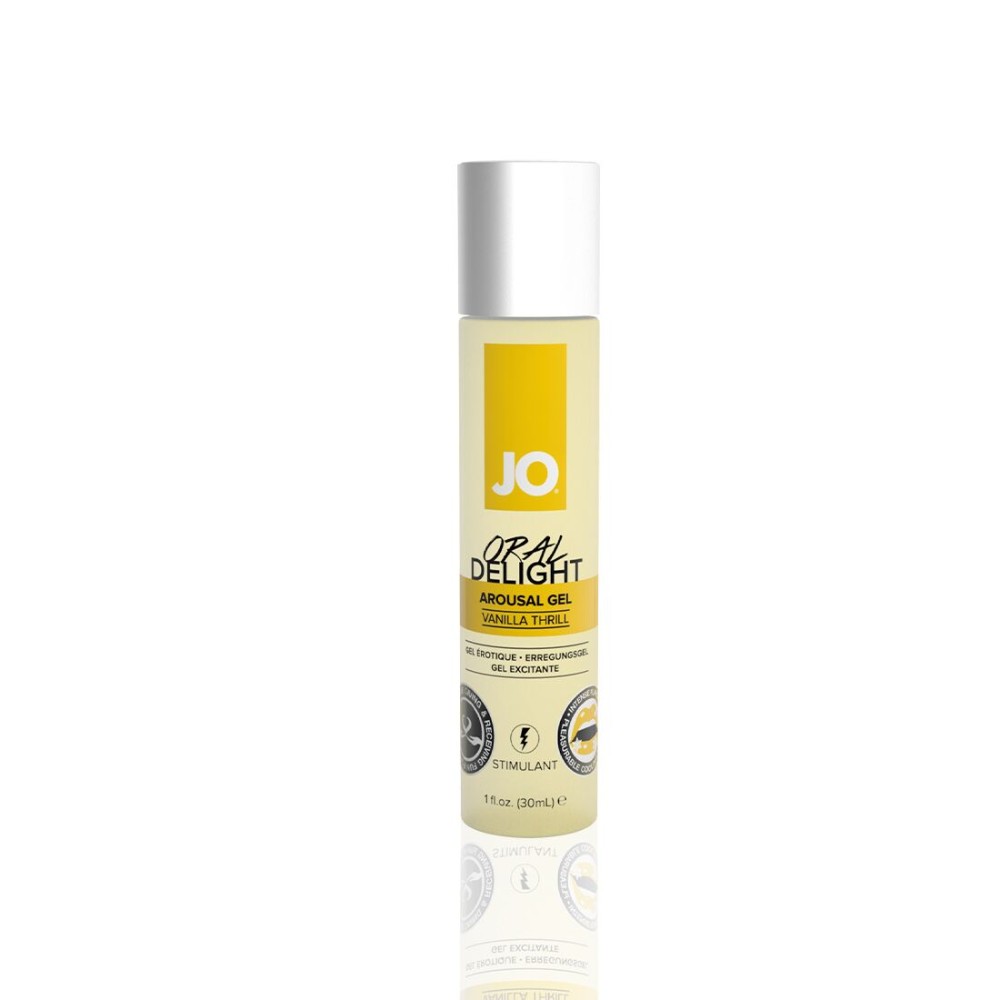 Гель для оральних пестощів JO Oral Delight Vanilla Thrill (30 мл), ефект холод-тепло - зображення 1