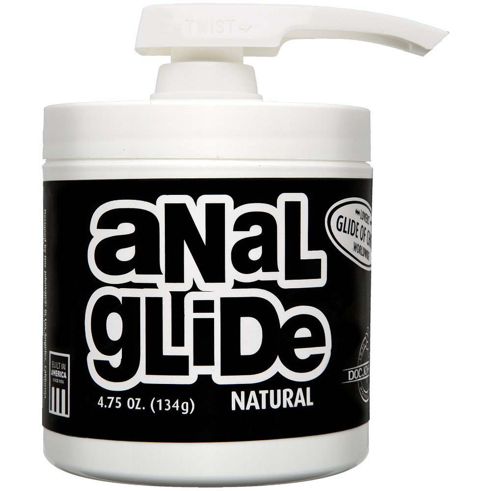 Анальна змазка на олійній основі Doc Johnson Anal Glide Natural (127 г) тривале ковзання - зображення 1