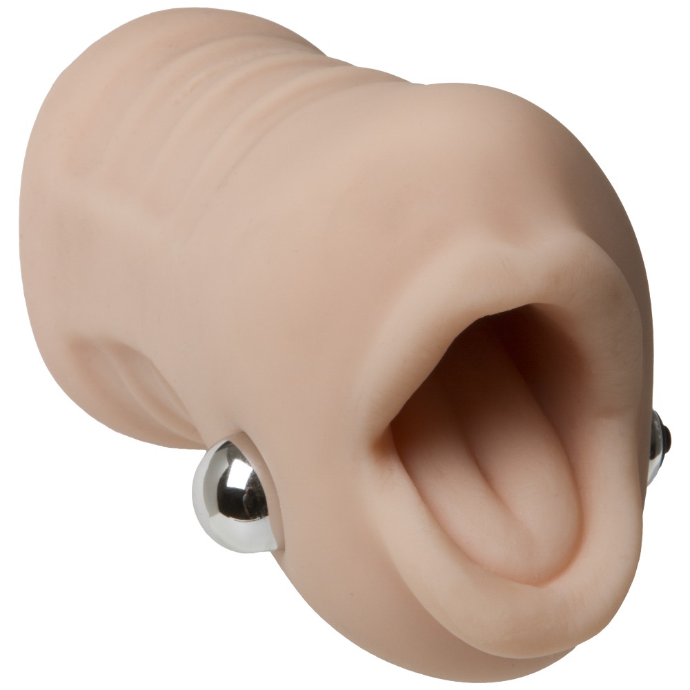 Вібромастурбатор ротик Doc Johnson Sasha Grey - Ultraskyn Vibrating Deep Throat Sucker - зображення 1