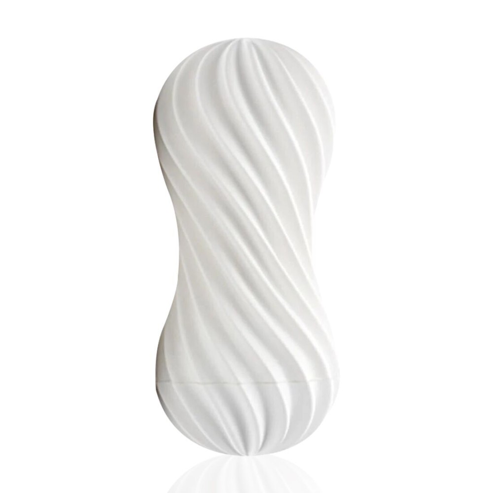 Мастурбатор Tenga Flex Silky White зі змінною інтенсивністю, можна скручувати - зображення 1