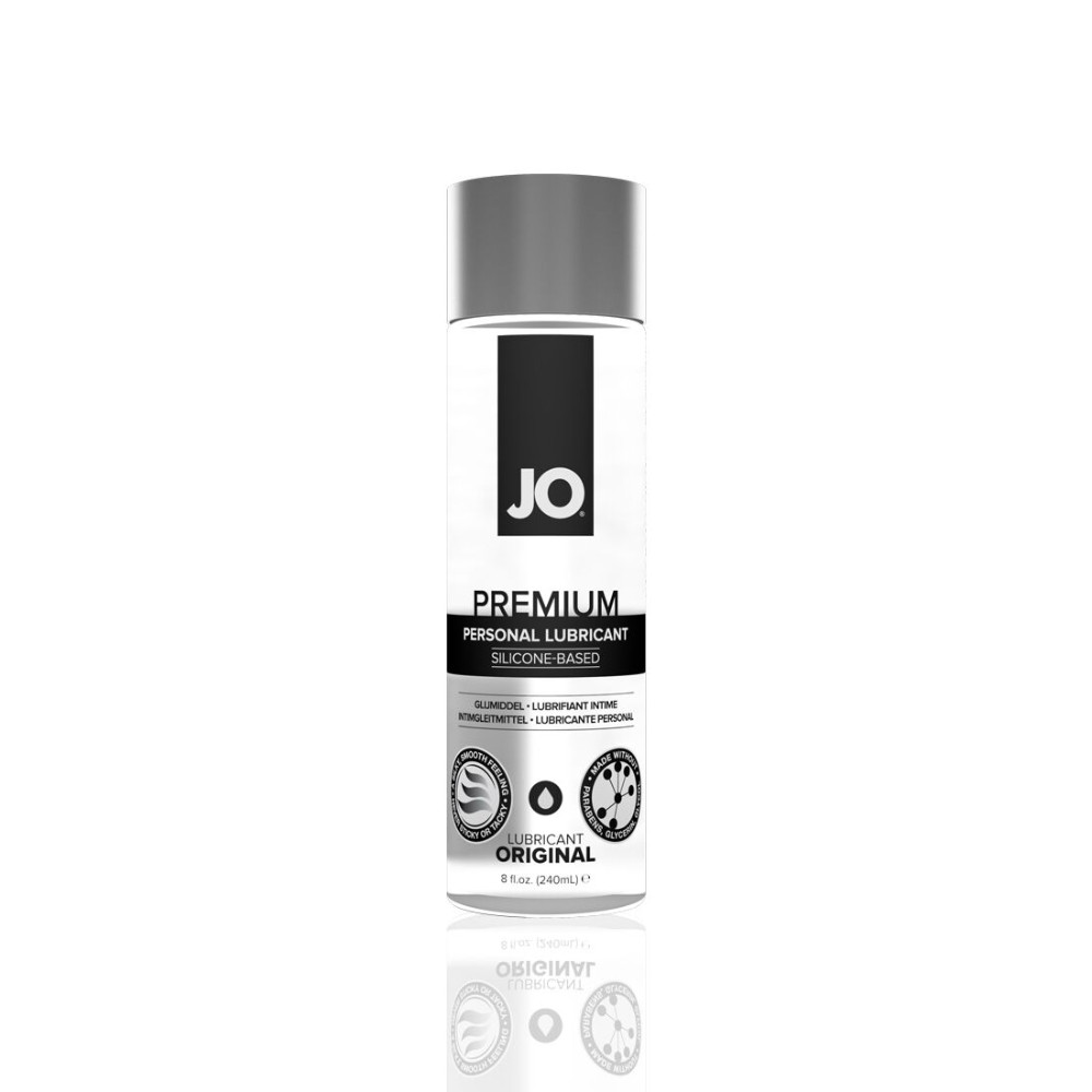 Лубрикант на силіконовій основі JO PREMIUM — ORIGINAL (240 мл) без консервантів - зображення 1