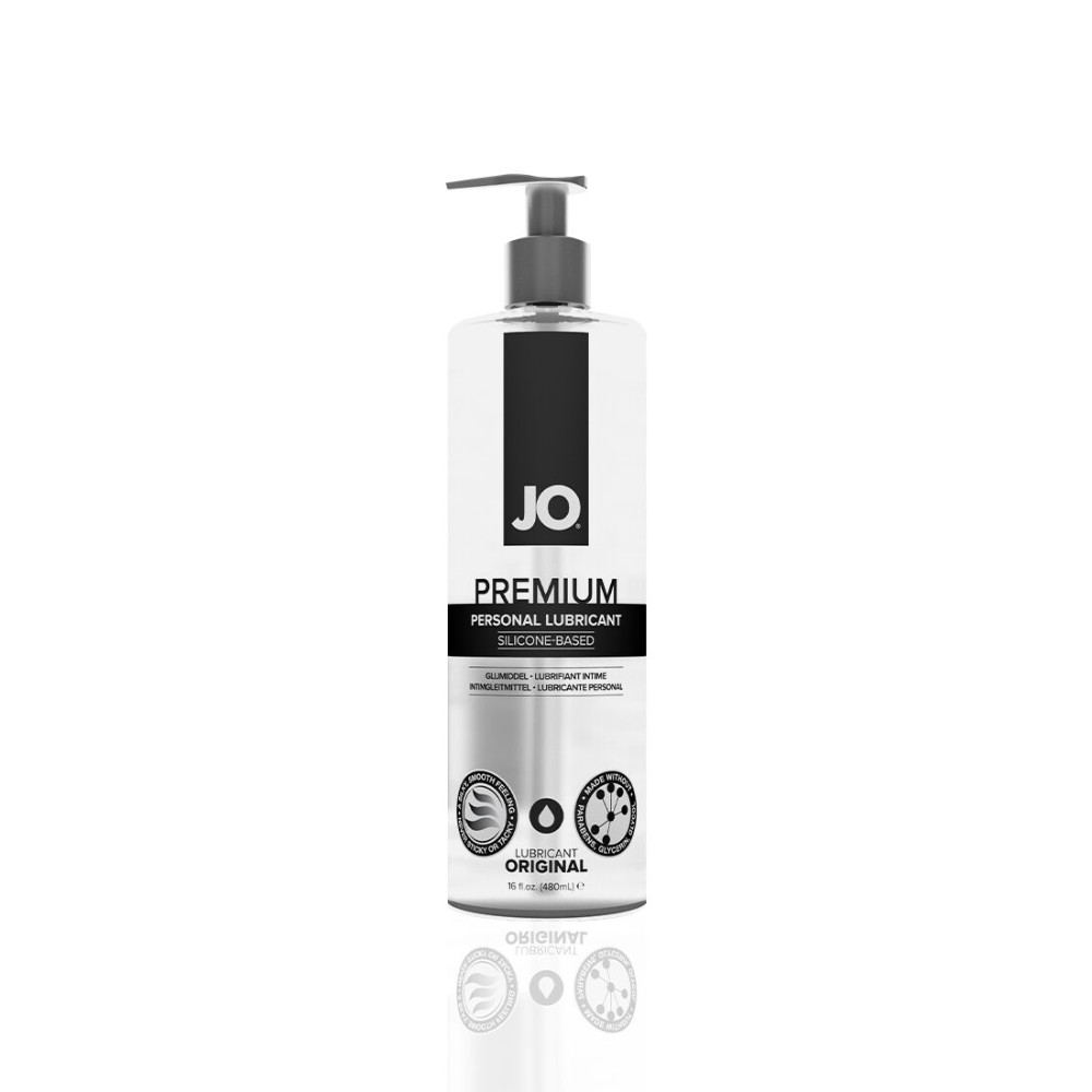 Лубрикант на силіконовій основі JO PREMIUM — ORIGINAL (480 мл) без консервантів - зображення 1