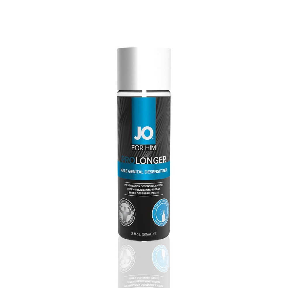 Пролонгувальний спрей JO Prolonger Spray with Benzocaine (60 мл) не містить мінеральних масел - зображення 1
