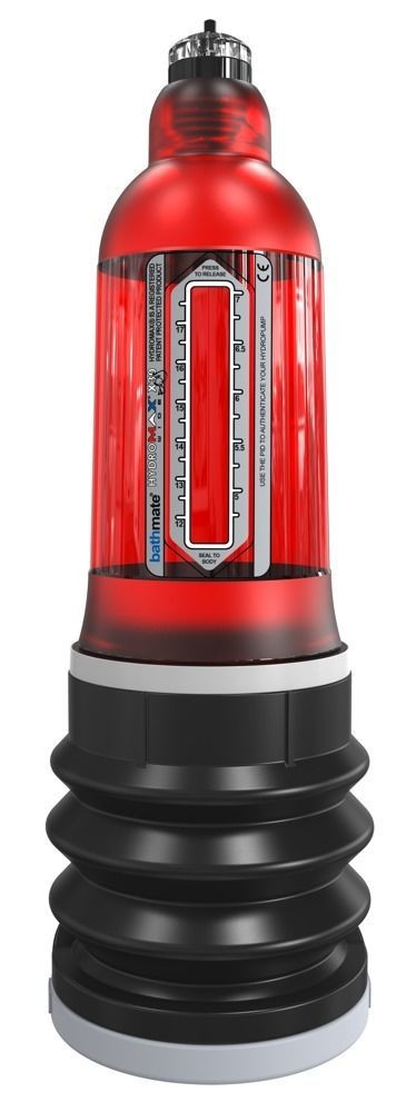 Гідропомпа Bathmate Hydromax 7 WideBoy Red, для члена довжиною від 12,5 до 18 см, діаметр до 5,5 см - зображення 1