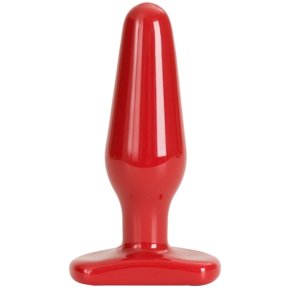 Анальна пробка Doc Johnson Red Boy - Medium 5.5 Inch, макс. діаметр 4 см - зображення 1