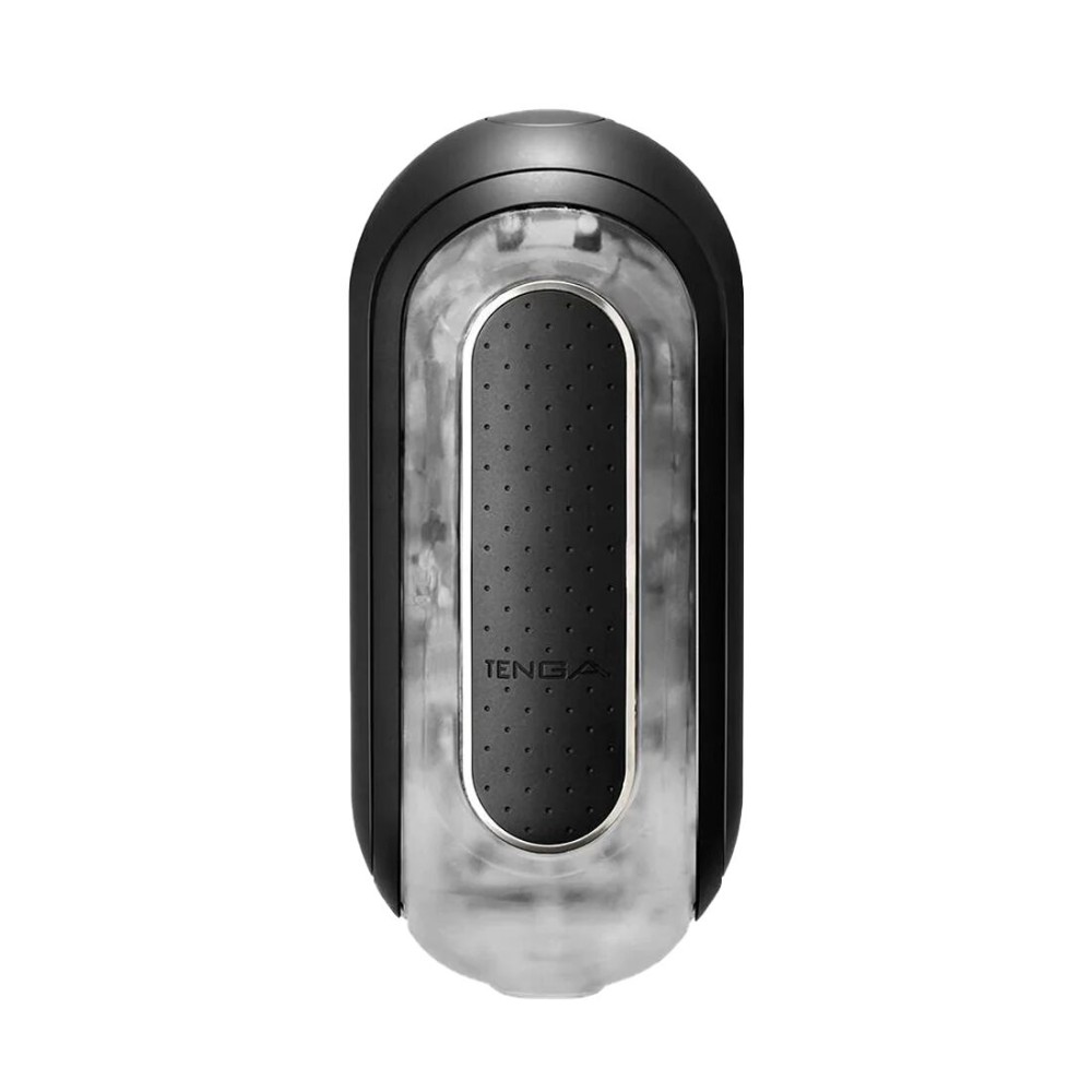 Мастурбатор Tenga Flip Zero Black, змінна інтенсивність стимуляції, розкладний - зображення 1