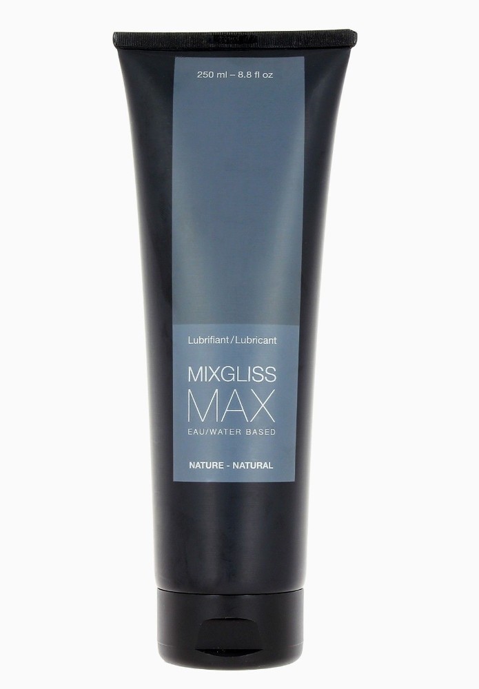 Анальний гель-змазка MixGliss MAX NATURE (250 мл) на водній основі з екстрактом алое - зображення 1