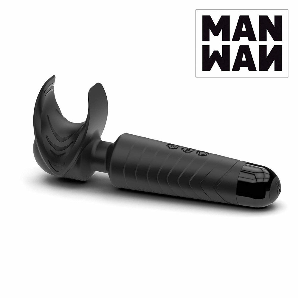 Мастурбатор-вібромасажер Manwan MAN.WAND, відмінно для пар, вібро-мінет, 20 режимів - зображення 1