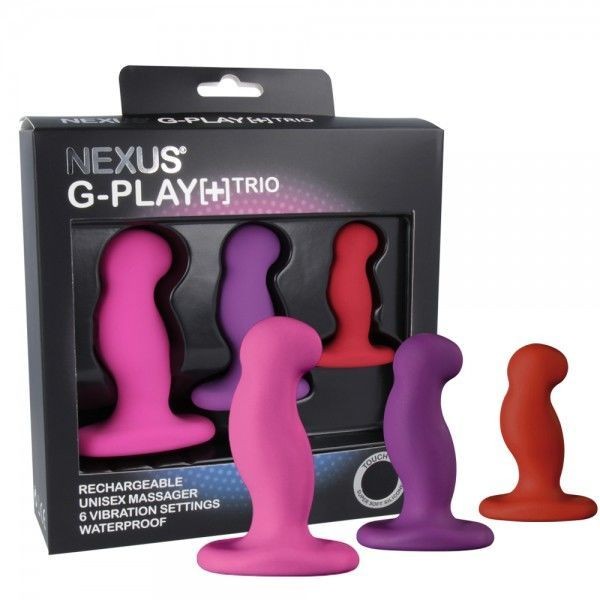 Набір вібромасажерів простати Nexus G-Play Trio Plus, макс діаметр 2,3-3,0-3,5 см, для новачків - зображення 1