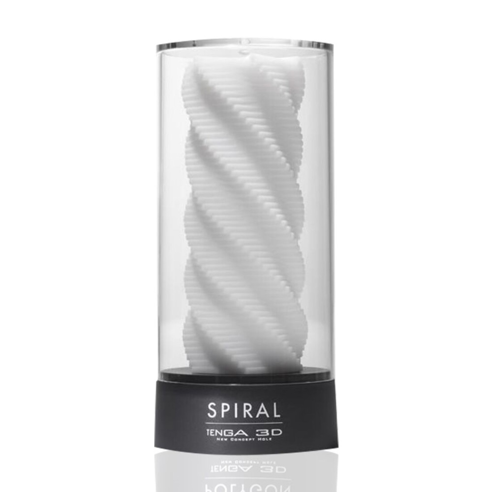 Мастурбатор Tenga 3D Spiral, дуже ніжний, з антибактеріального еластомеру зі сріблом - зображення 1