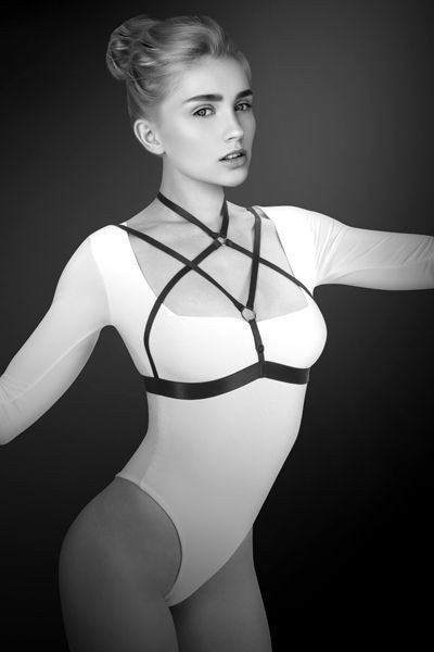 Портупея на груди Bijoux Pour Toi - ALYSSA, еластичний поліестер - зображення 1