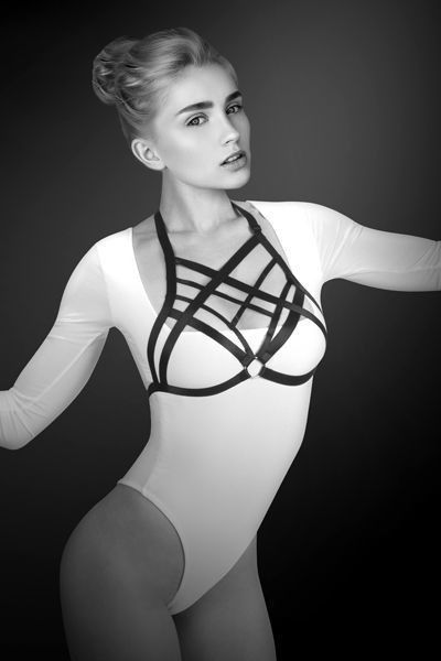 Портупея на груди Bijoux Pour Toi - CLARA, еластичний поліестер - зображення 1