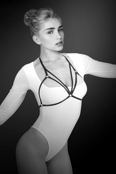 Портупея на груди Bijoux Pour Toi - MORGANE, еластичний поліестер - зображення 1