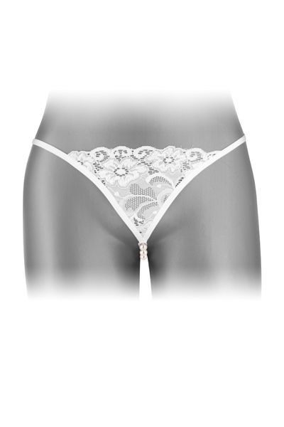 Трусики-стрінги з перлинною ниткою Fashion Secret VENUSINA White - зображення 1