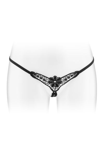 Трусики-стрінги з доступом Fashion Secret DANUTA Black - зображення 1