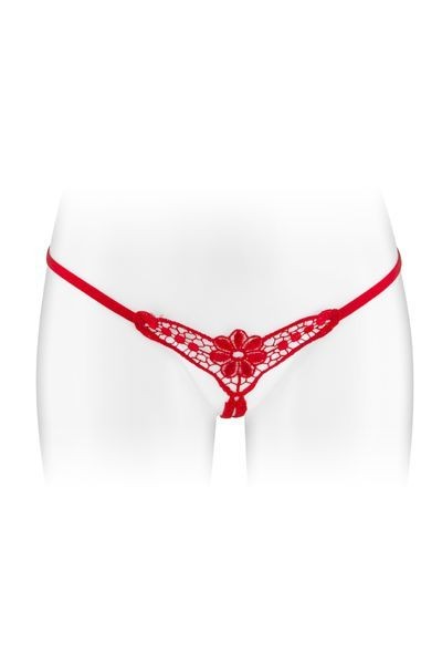 Трусики-стрінги з доступом Fashion Secret DANUTA Red - зображення 1