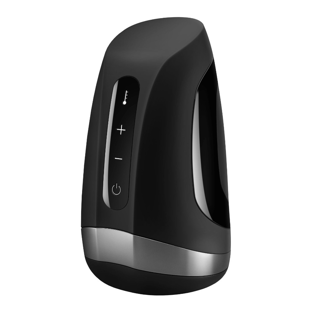 Мастурбатор Satisfyer Men Heat Vibration імітатор мінету, підігрів та вібрація, стимуляція головки - зображення 1