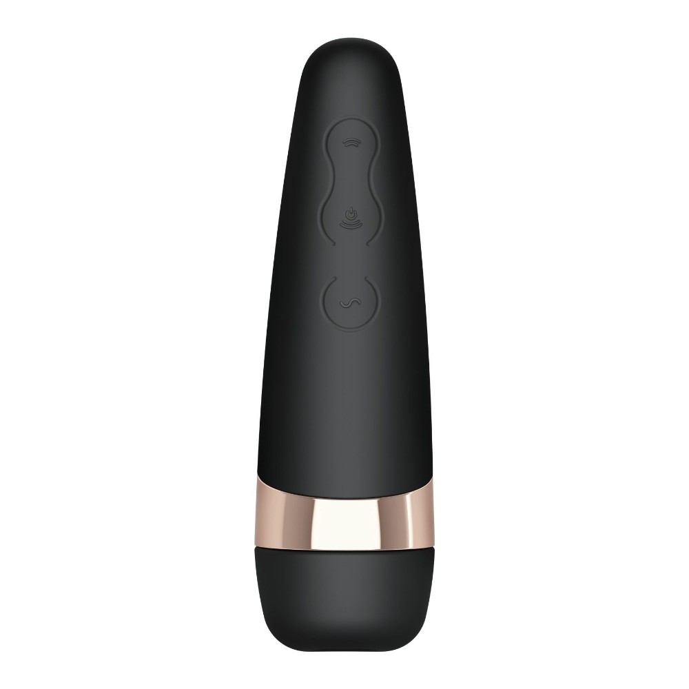 Вакуумний кліторальний стимулятор Satisfyer Pro 3 Vibration з вібрацією та дуже м’яким кінчиком - зображення 1