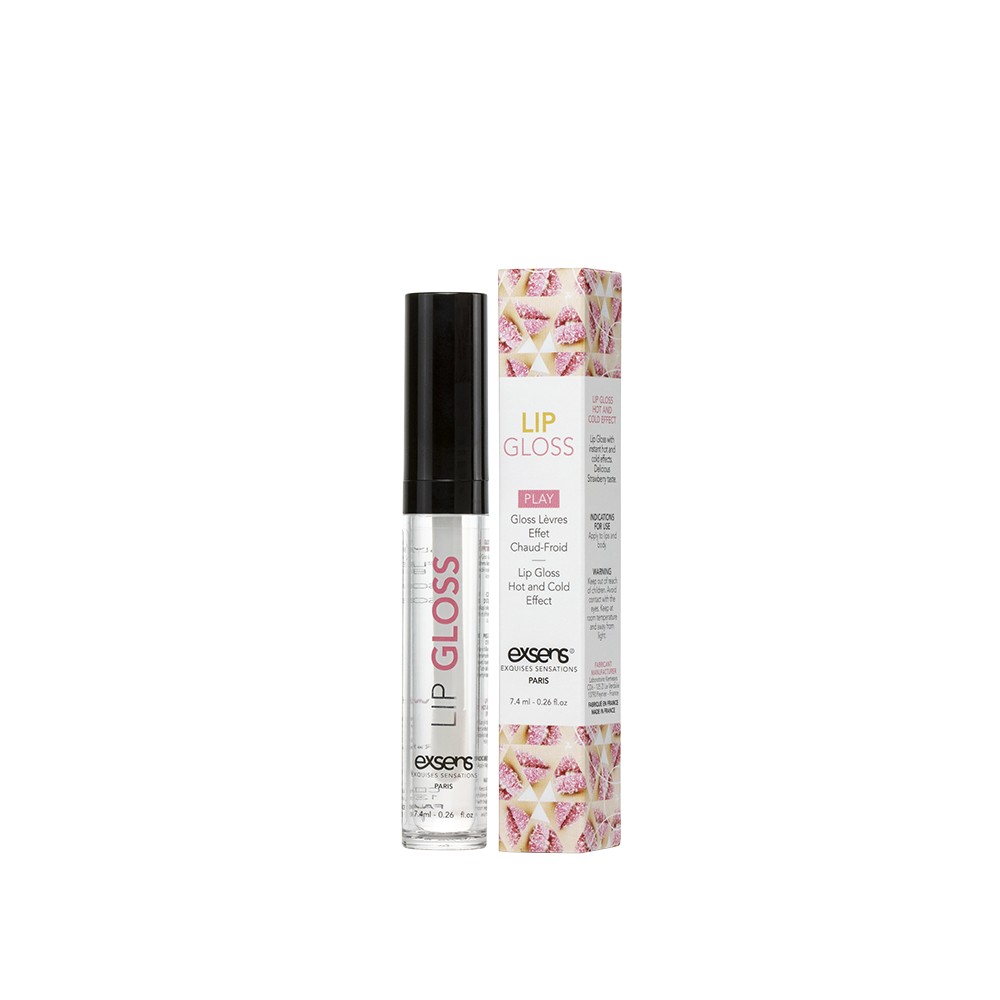 Стимулювальний блиск для губ EXSENS Lip Gloss 7,4 мл, ефект поколювання і холод-тепло - зображення 1