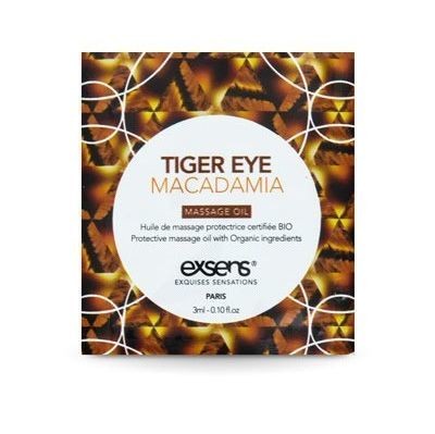 Пробник масажної олії EXSENS Tiger Eye Macadamia 3мл - зображення 1