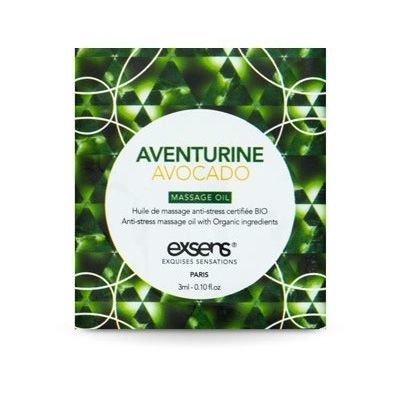 Пробник масажної олії EXSENS Anti-Stress Aventurine Avocado 3мл - зображення 1