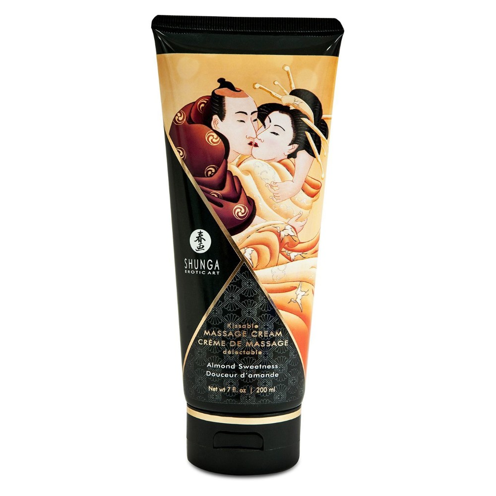 Їстівний масажний крем Shunga Kissable Massage Cream - Almond Sweetness (200 мл) - зображення 1
