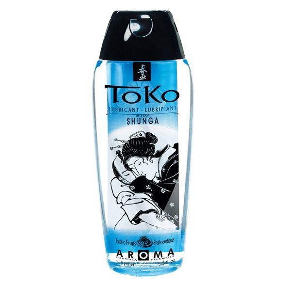 Лубрикант на водній основі Shunga Toko AROMA – Exotic Fruits (165 мл), не містить цукру - зображення 1