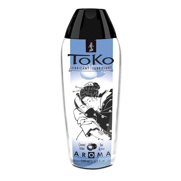 Лубрикант на водній основі Shunga Toko AROMA – Coconut Water (165 мл), не містить цукру - зображення 1