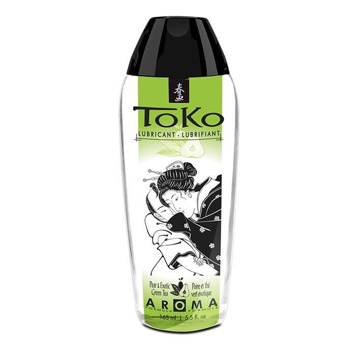Лубрикант на водній основі Shunga Toko AROMA – Pear & Exotic Green Tea (165 мл), не містить цукру - зображення 1