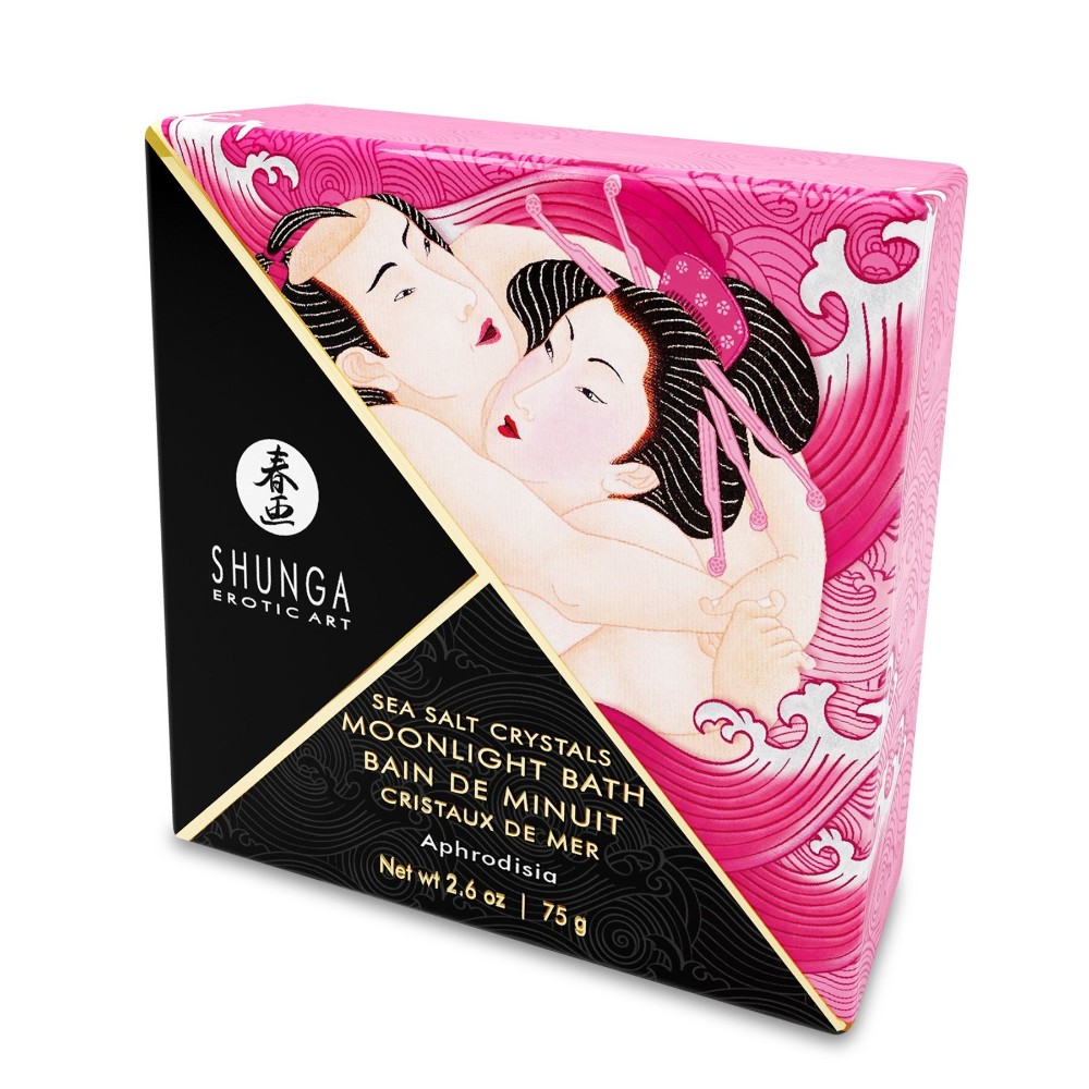 Сіль для ванни Shunga Moonlight Bath – Aphrodisia (75 г), сіль Мертвого моря, ароматичні олії - зображення 1
