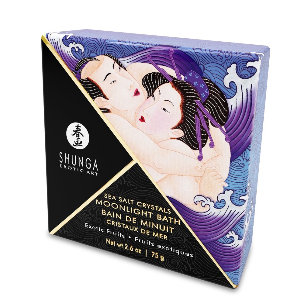 Сіль для ванни Shunga Moonlight Bath – Exotic Fruits (75 г), сіль Мертвого моря, ароматичні олії - зображення 1