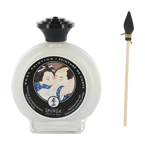 Фарба для тіла Shunga BODYPAINTING – Vanilla-Chocolate Temptation (100 мл) без глютену та парабенів - зображення 1