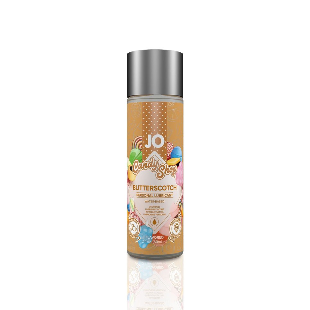 Лубрикант на водній основі JO H2O — Candy Shop — Butterscotch (60 мл) без цукру та парабенів - зображення 1