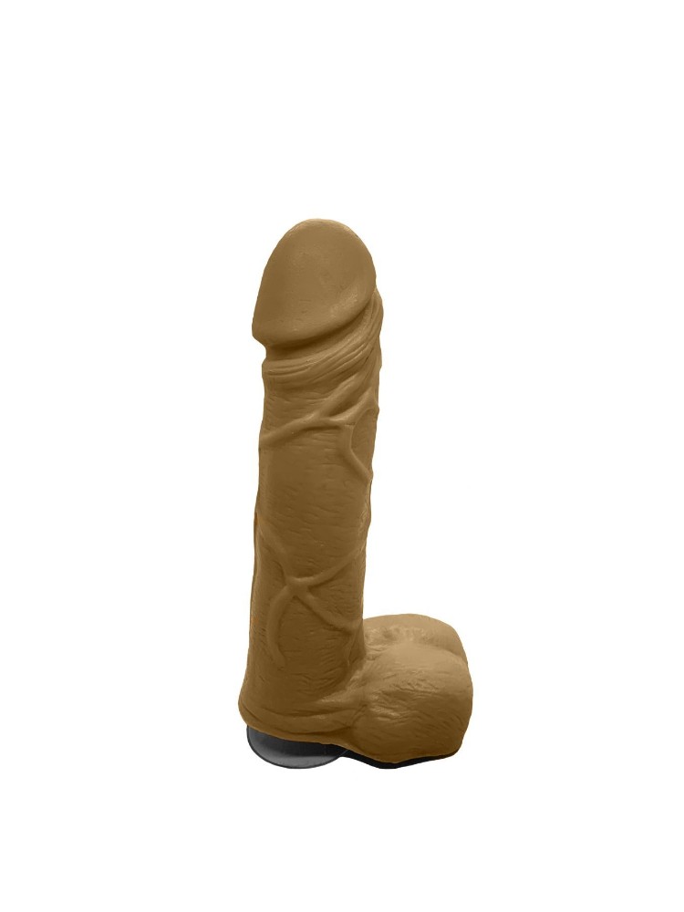 Мило у формі пеніса Чистий Кайф Brown size M, крафтове мило-член, натуральне - зображення 1