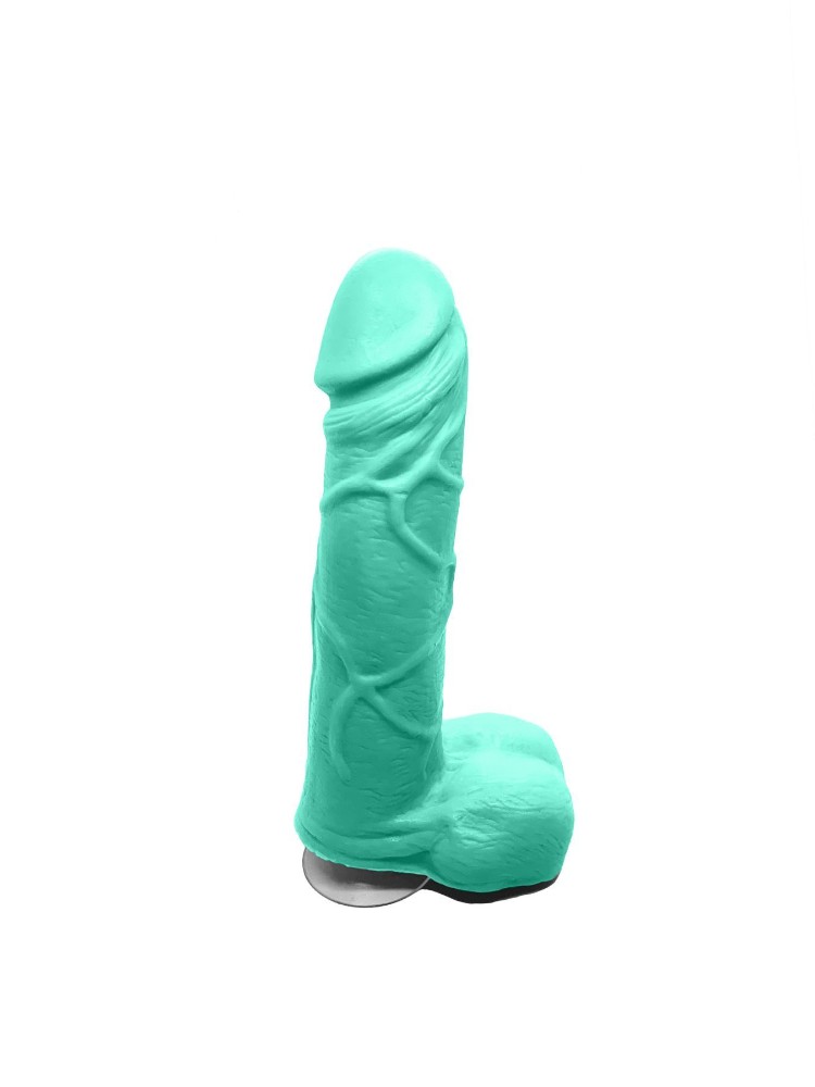 Мило у формі пеніса Чистий Кайф Turquoise size M, крафтове мило-член, натуральне - зображення 1